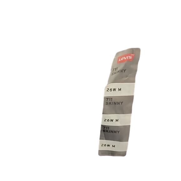 Levi's 711 Distressed Skinny Jeans, 26W, NWT - Picture 4 of 10